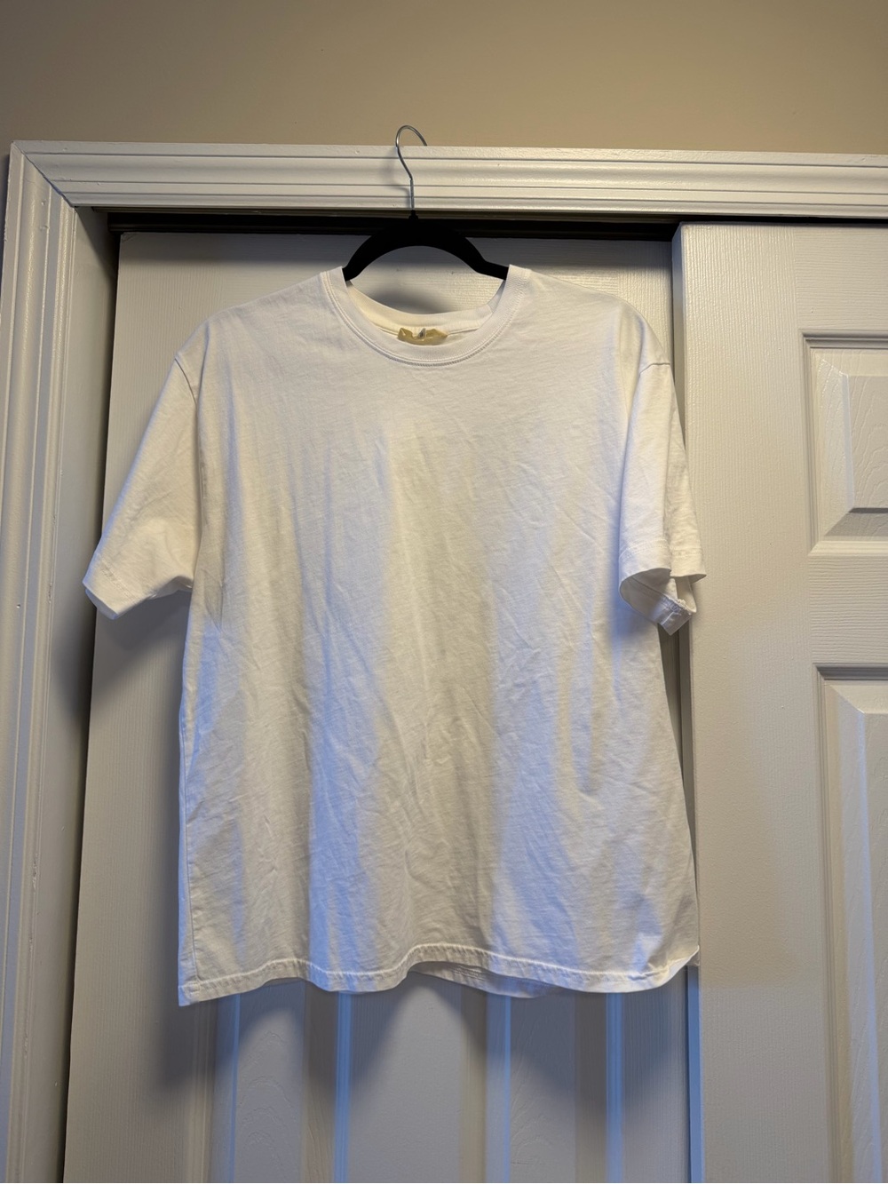Madewell White Short-Sleeve Boxy Oversized Tee